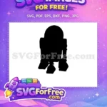 Free R2-D2 Silhouette Free Star Wars Movie Free SVG - Instant Download