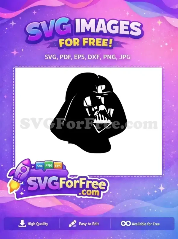 Free Dark Helmet Free Mask Star Wars Free SVG 2