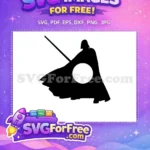 Free Dark Lord Free Lightsaber Wielding Star Wars Free SVG - Instant Download