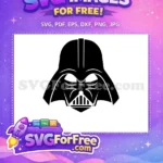 Free Black Helmet Free Darth Vader Star Wars Free SVG - Instant Download