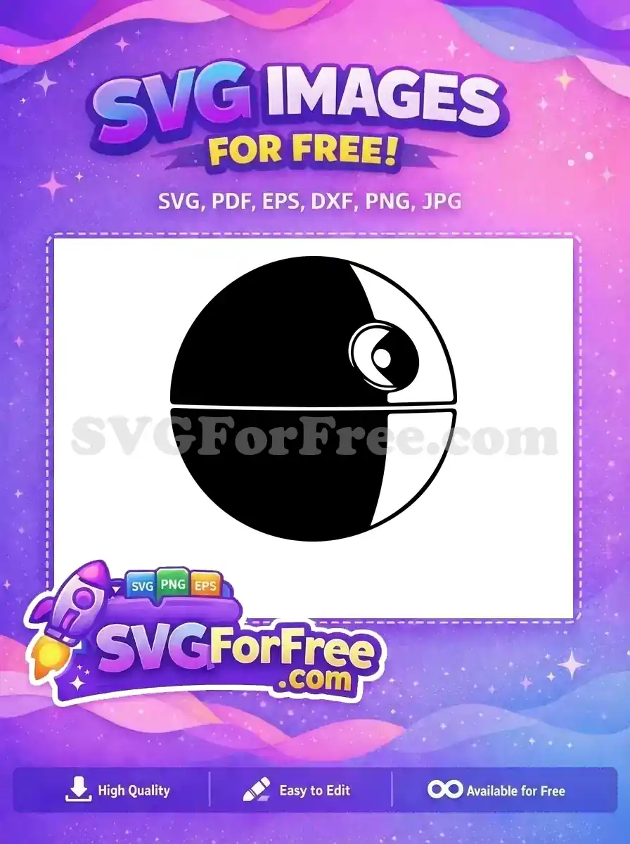 Free Death Star Free Galactic Empire Star Wars Free SVG 8