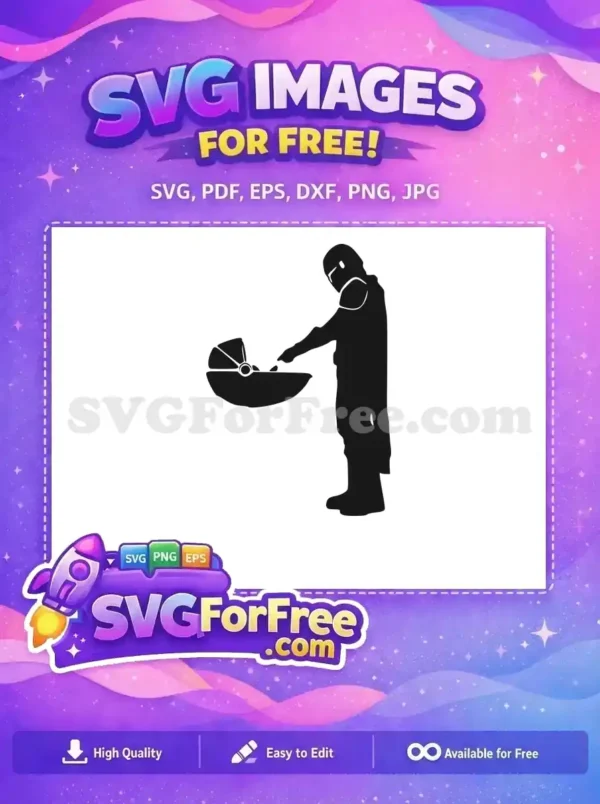 Free Armored Protector Free Pod Touching Star Wars Free SVG