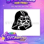 Free Masked Villain Free Black Helmet Star Wars Free SVG 3 - Instant Download