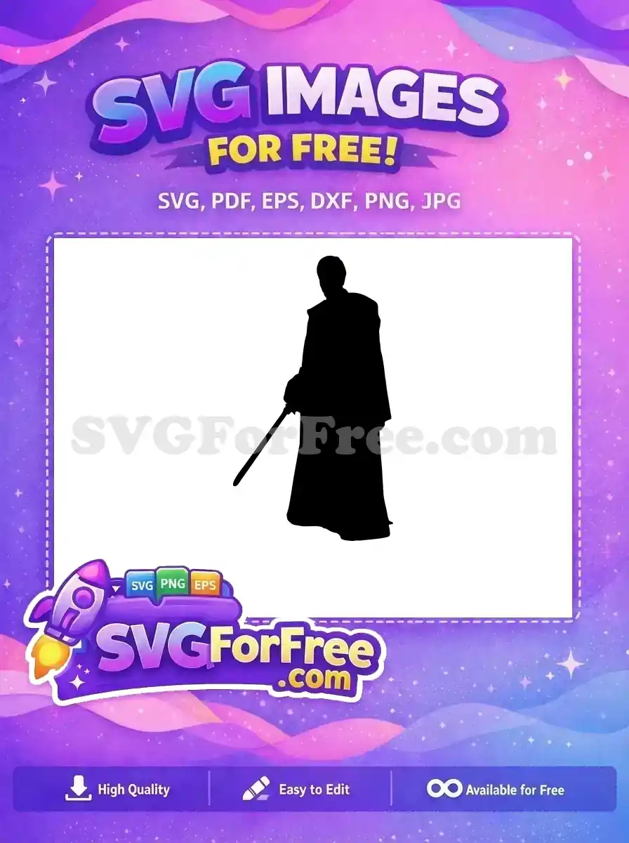 Free Jedi Master Free Lightsaber Star Wars Free SVG