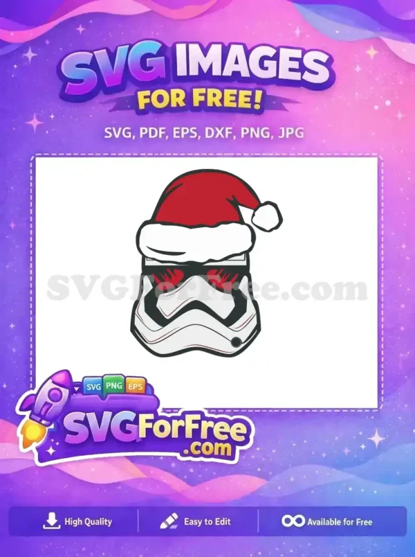 Free Santa Hat Free Red Visor Star Wars Free SVG