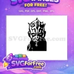 Free Darth Maul Horns Free Angry Eyes Star Wars Free SVG 2 - Instant Download