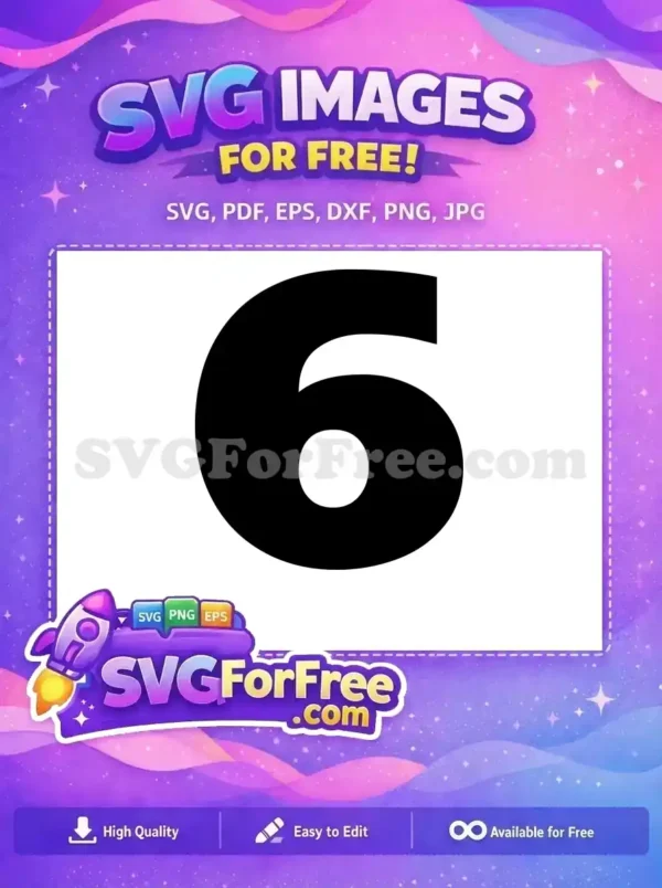 Free Number Six Free Black Silhouette Star Wars Free SVG Free Number Six Free Black Silhouette Star Wars Free SVG