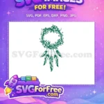 Free Floral Dreamcatcher Free Feather Starbucks Free SVG - Instant Download