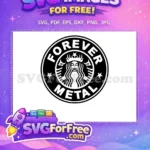 Free Vampire Starbucks Siren Free Forever Metal Band Free SVG - Instant Download