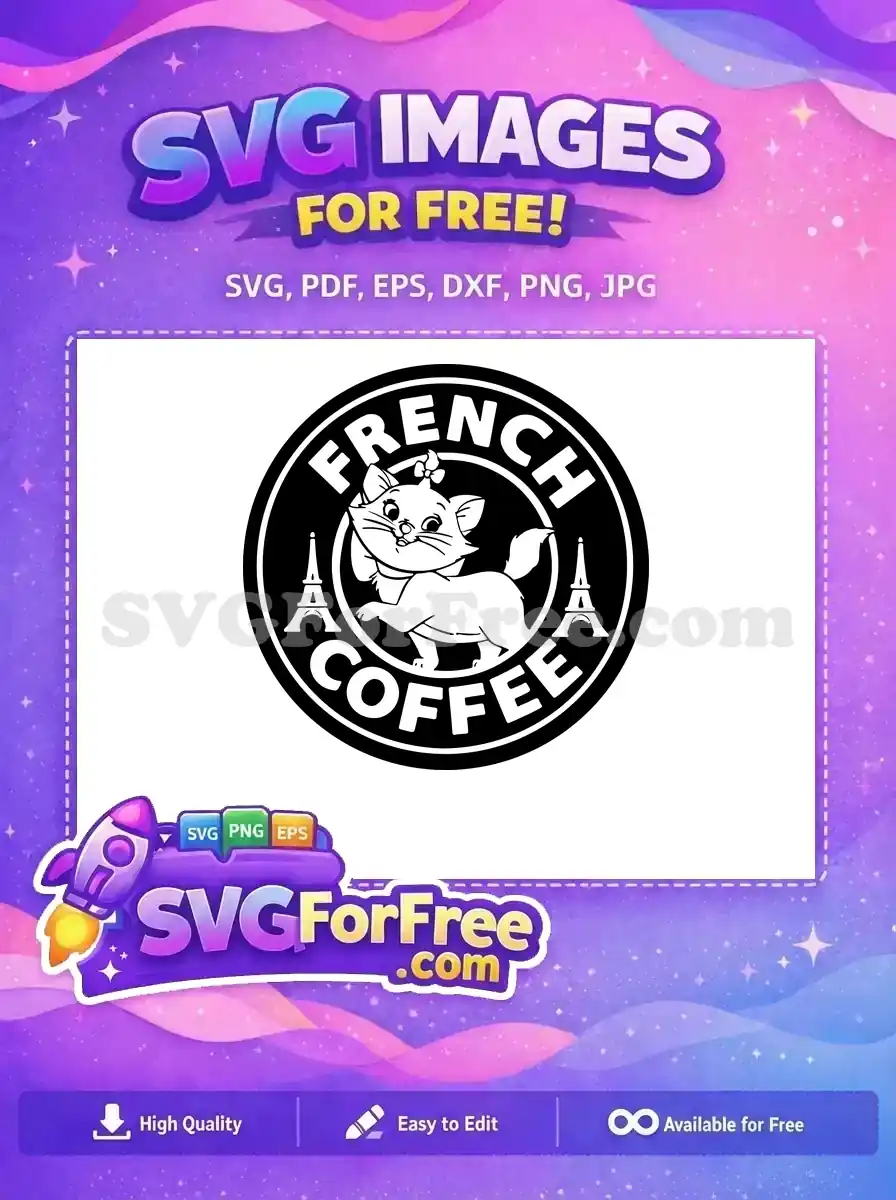 Free Bow Accent Free Eiffel Tower Aristocats Free SVG 1