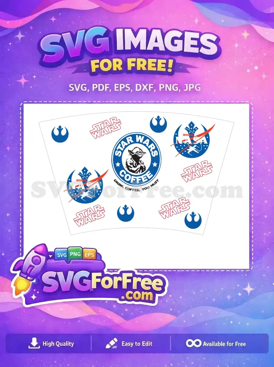 Free Yoda Coffee Free NASA Rogue One Free SVG