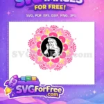 Free Pink Petals Free Waving Aurora Sleeping Beauty Free SVG - Instant Download