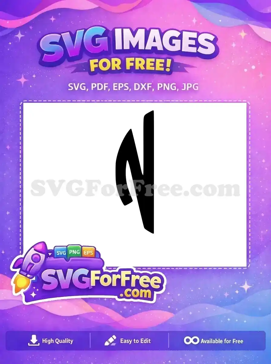 Free Number One Free Letter N Starbucks Free SVG