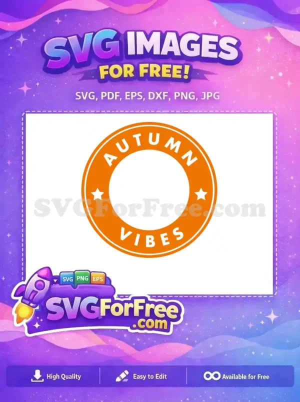 Free Orange Autumn Vibes Starbucks Free Star Accents Free SVG