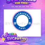 Free Blue Pink Starbucks Cheerleader Fuel Free Decal Free SVG - Instant Download