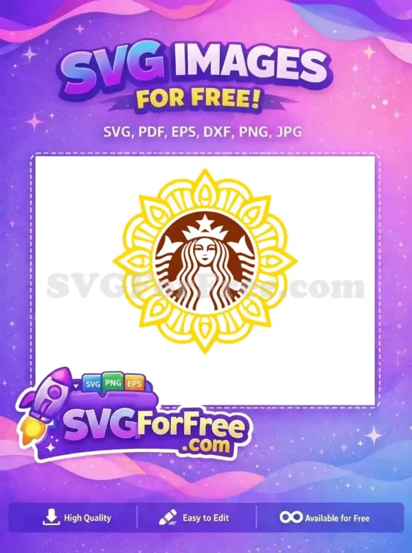 Free Brown Hair Free Yellow Floral Starbucks Free SVG Free Brown Hair Free Yellow Floral Starbucks Free SVG