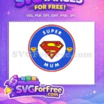 Free Super Mum Starbucks Red Yellow Free Logo Free SVG - Instant Download