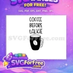 Free Coffee Bean Free Before Talkie Starbucks Free SVG 1 - Instant Download