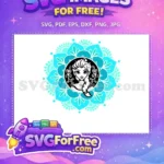Free Elsa Starbucks Free Snowflake Teal Frozen Free SVG - Instant Download
