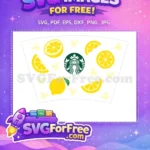 Free Yellow Lemon Slices Free Mickey Heads Starbucks Free SVG 1 - Instant Download