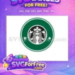Free Starbucks Siren Free Green Logo Icon Free SVG - Instant Download