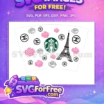 Free Pink Roses Free Starbucks Logo Design Free SVG - Instant Download
