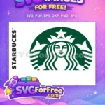 Free Starbucks Logo Free Green Mermaid Starbucks Free SVG 4 - Instant Download