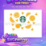 Free Orange Slices Free Mickey Heads Starbucks Free SVG 1 - Instant Download