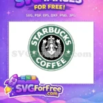 Free Starbucks Mermaid Free Logo Coffee Design Free SVG - Instant Download