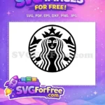 Free Starbucks Siren Free Logo Starbucks Free SVG 4 - Instant Download