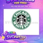 Free Chicago White Sox Starbucks Free Siren Logo Free SVG - Instant Download