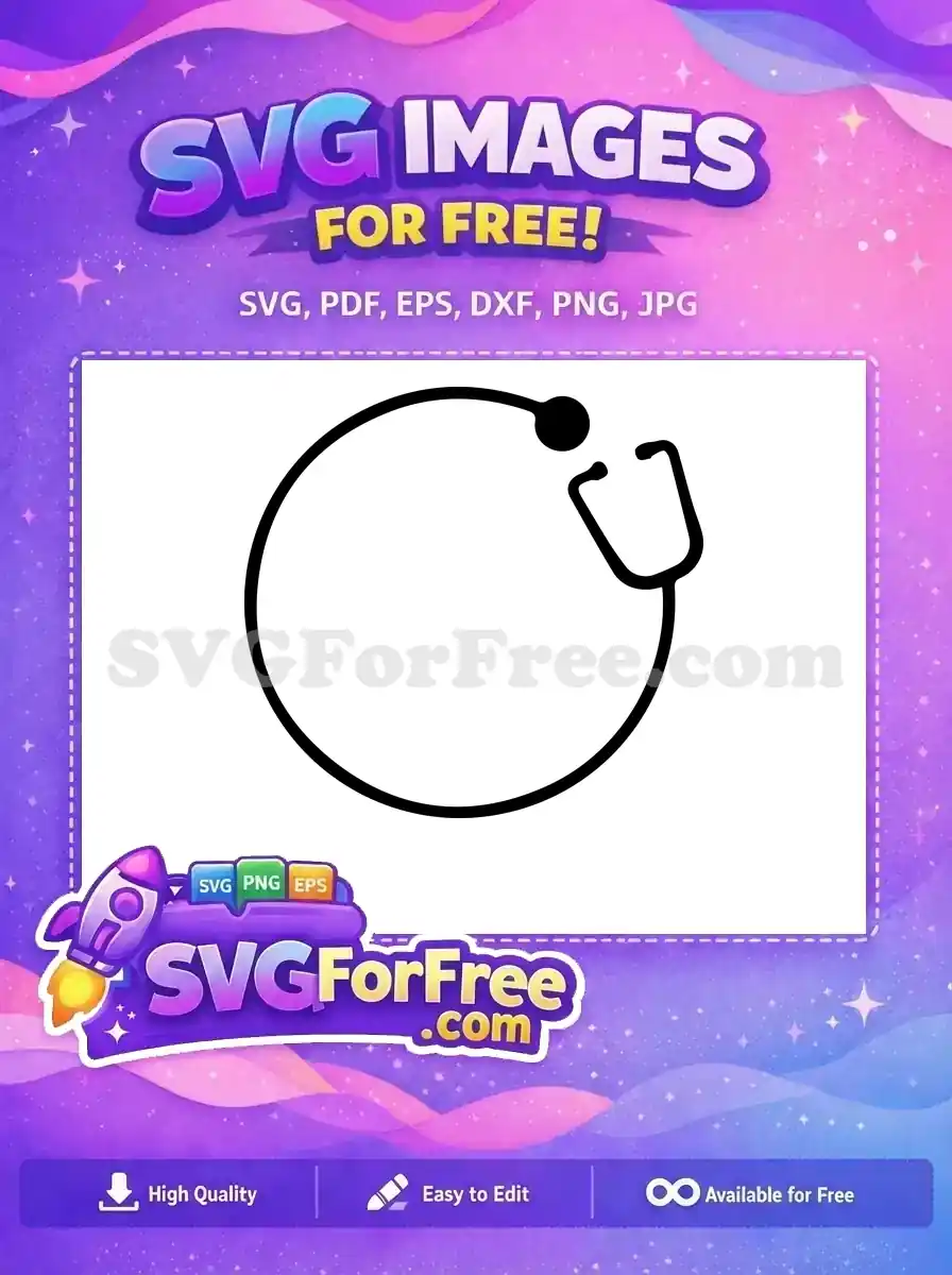 Free Black Stethoscope Free Medical Doctor Free Starbucks SVG