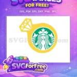 Free Diamond Ring Free Starbucks Logo Wedding Free SVG - Instant Download