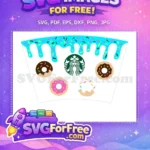 Free Colorful Sprinkles Free Donut Starbucks Free SVG - Instant Download