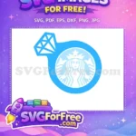 Free Diamond Ring Free Starbucks Logo Engagement Free SVG - Instant Download