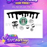 Free Starbucks Logo Free Green White Classic Free SVG - Instant Download