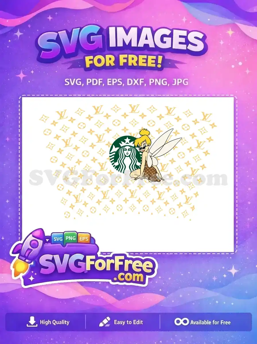 Free Blonde Hair Free Sunglasses Starbucks Tinkerbell Free SVG 2