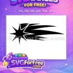 Free Exploding Star Free Sharp Edges Star Wars Free SVG - Instant Download
