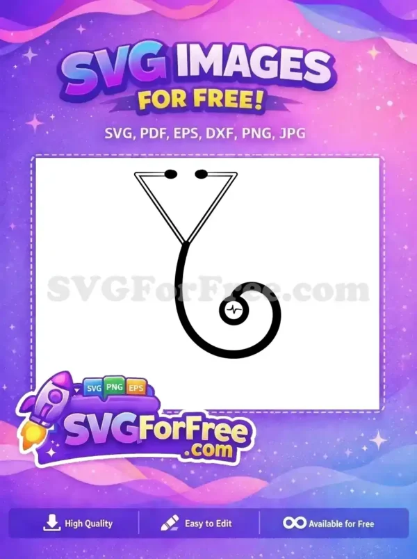 Free Medical Stethoscope Free Heartbeat Symbol Doctor Free SVG