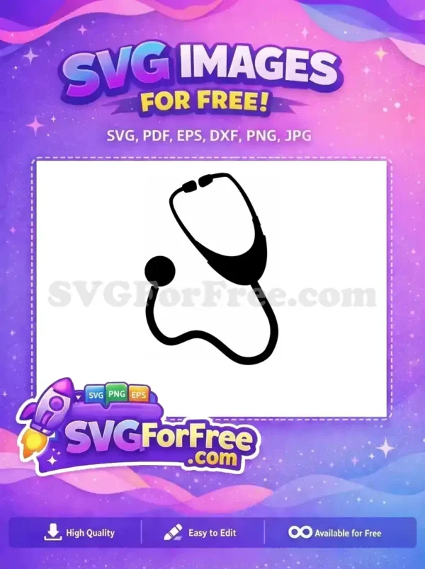Free Medical Stethoscope Free Doctor Nurse Heartbeat Free SVG 1