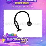 Free Black Stethoscope Free Medical Device Free Stethoscope SVG - Instant Download
