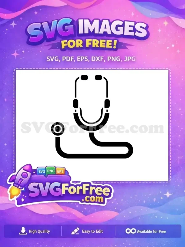 Free Medical Tool Free Doctor Stethoscope Healthcare Free SVG 2
