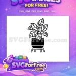 Free Detailed Floral Free Greenery Succulent Plant Free SVG - Instant Download