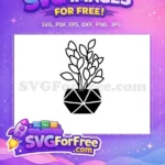 Free Detailed Succulent Free Plant Design Succulents Free SVG - Instant Download
