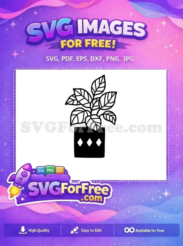 Free Detailed Succulent Free Plant 1 Free SVG 1