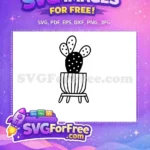 Free Detailed Succulent Free Plant Arrangement Free SVG 2 - Instant Download