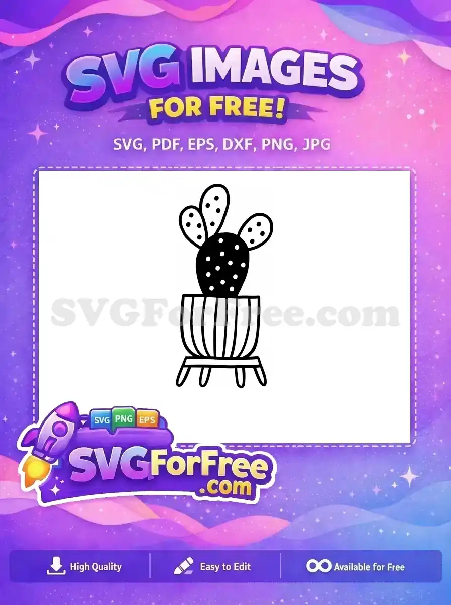 Free Detailed Succulent Free Plant Arrangement Free SVG 2