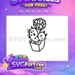 Free Detailed Leaves Free Botanical Art Succulent Free SVG - Instant Download