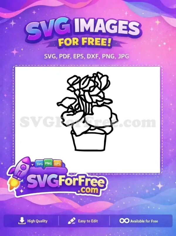 Free Detailed Succulent Free Plant Arrangement Home Free SVG Free Detailed Succulent Free Plant Arrangement Home Free SVG