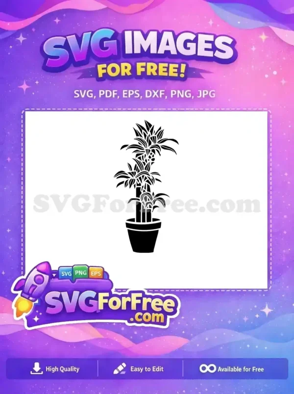 Free Detailed Leaves Free Spiky Succulent Plant Free SVG 2